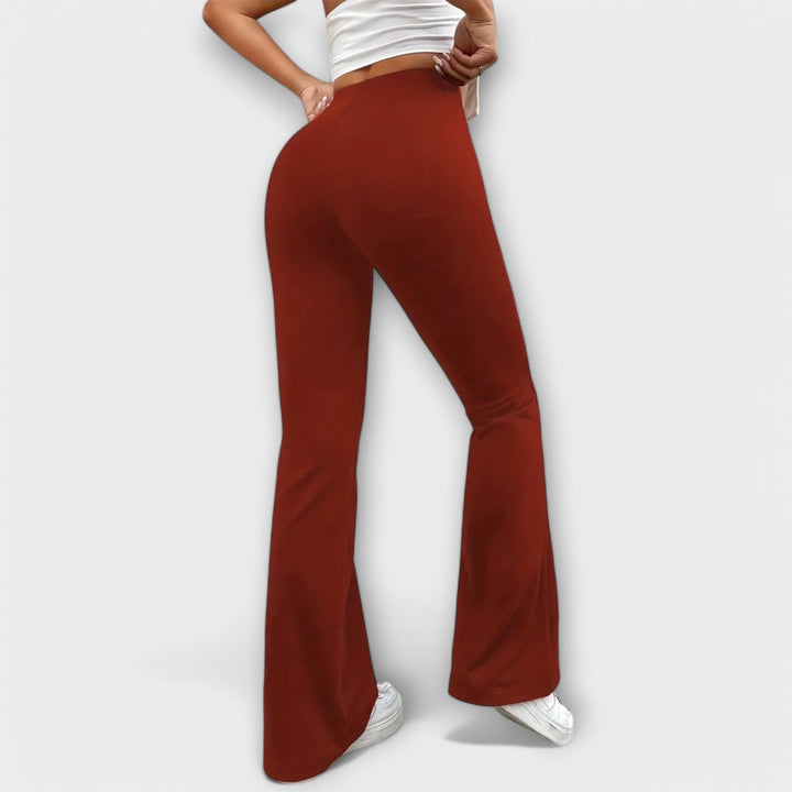 Lea – Flared Wide Leg Trousers