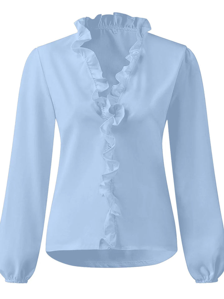 Maeve – Ruffled Long Sleeve Blouse