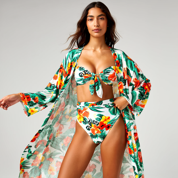 Solana – Tropical Bloom Bikini Set