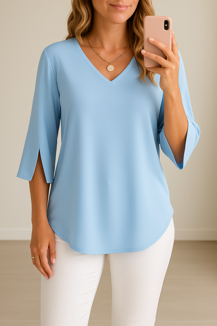 Haven – Soft V-Neck Top