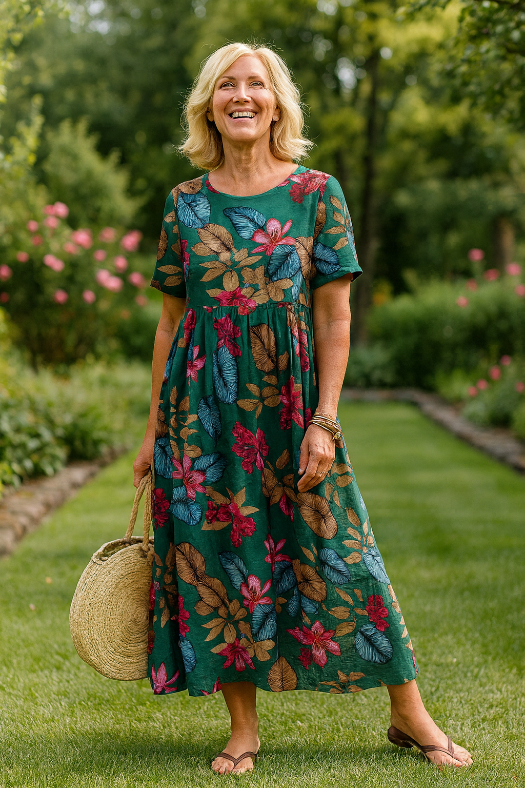 Masie | Breezy Floral Maxi Dress – Where Comfort Meets Confidence (AU10-24)