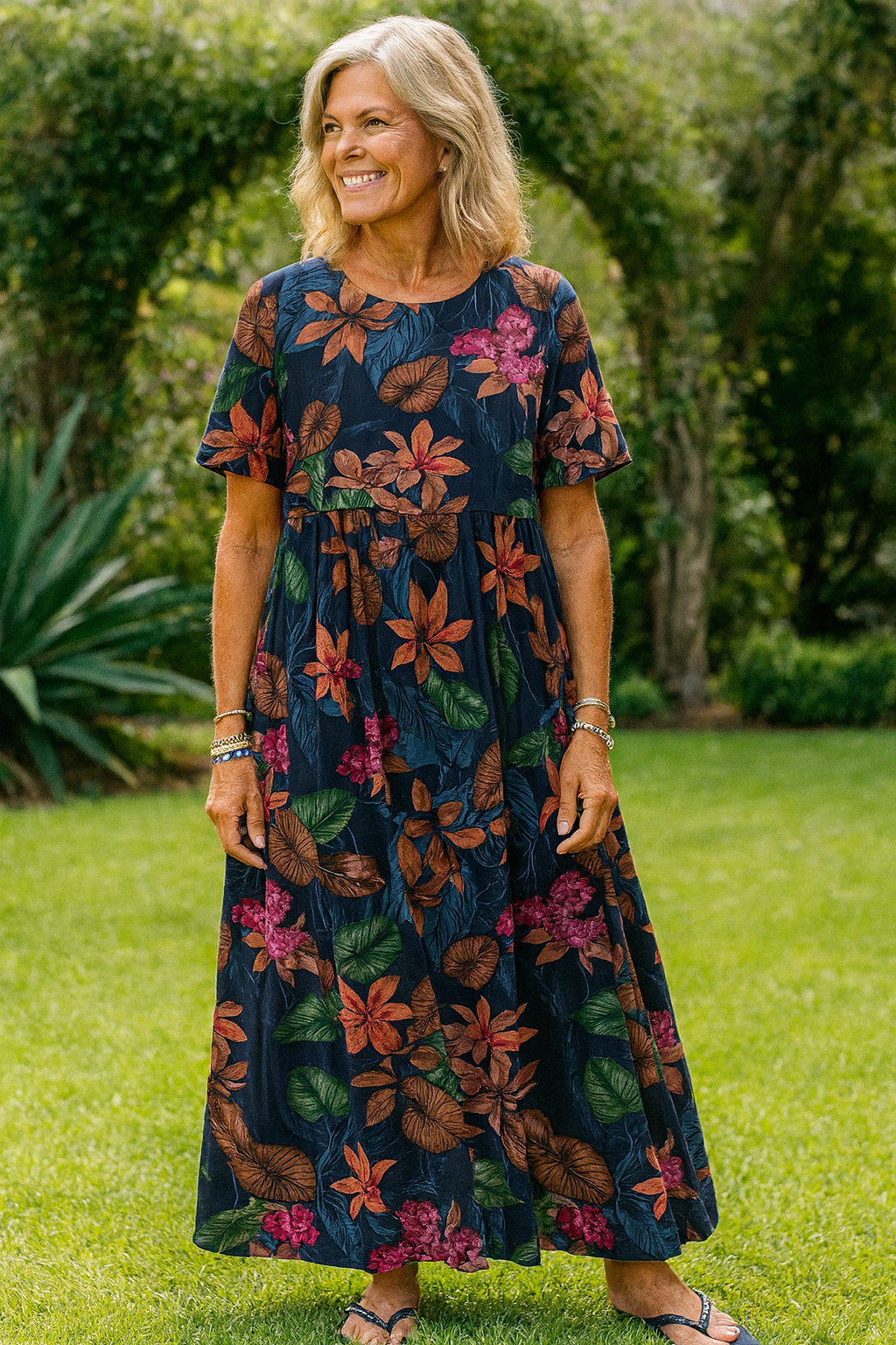 Masie | Breezy Floral Maxi Dress – Where Comfort Meets Confidence (AU10-24)