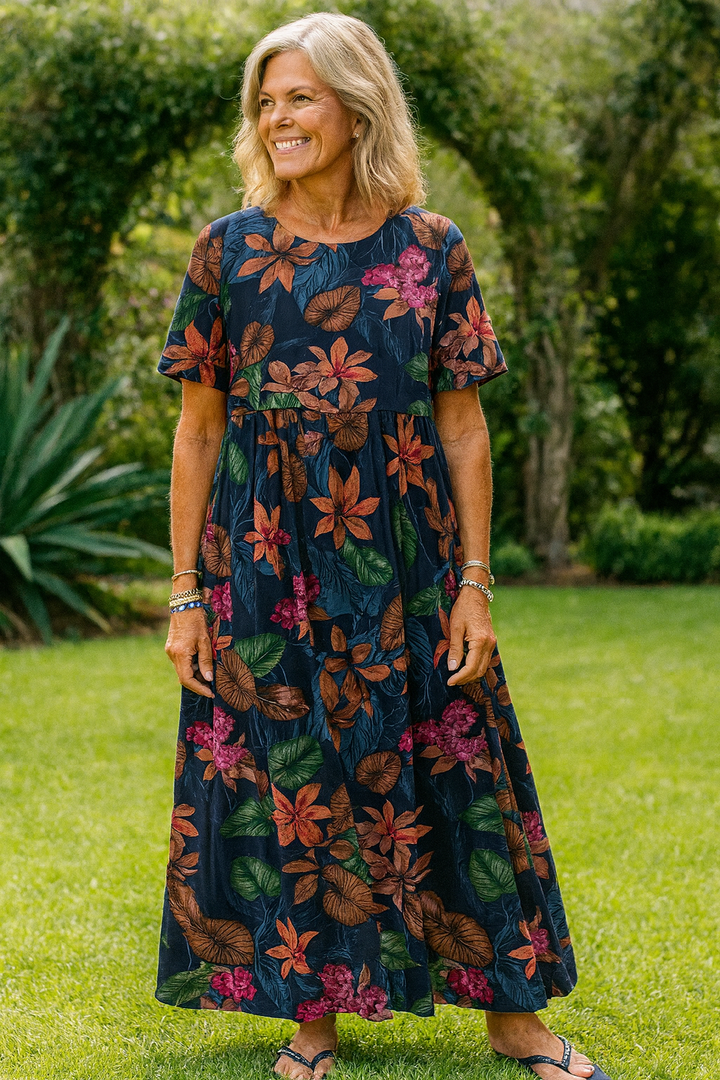 Masie | Breezy Floral Maxi Dress – Where Comfort Meets Confidence (AU10-24)
