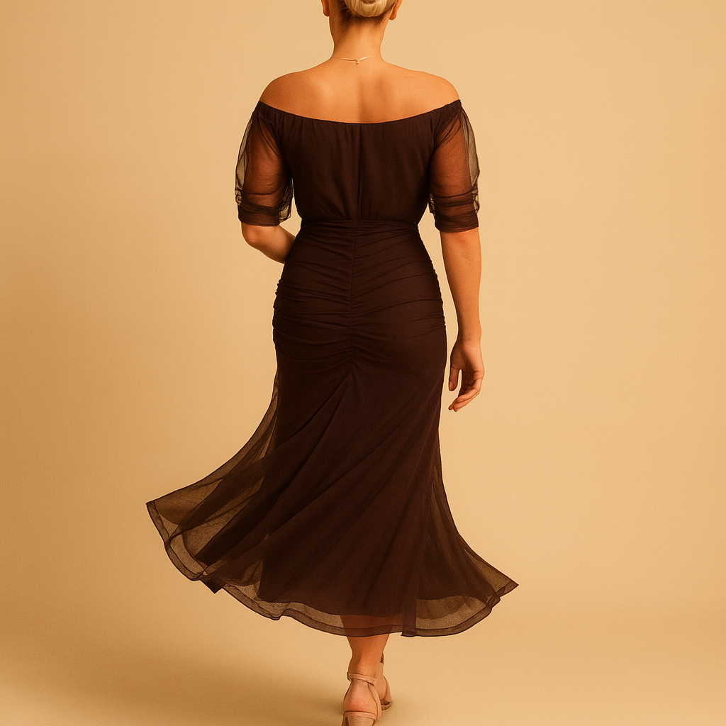 Avelora – Elegant V-Neck Maxi Dress