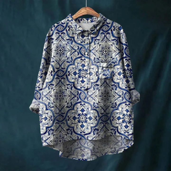 Jayde| Elegant Women's Floral Shirt