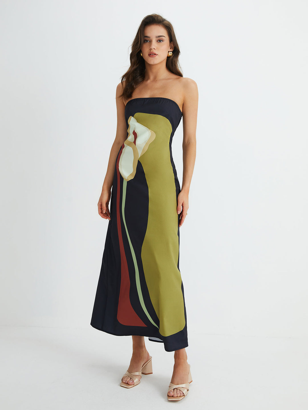 Marbella – Strapless Summer Maxi Dress