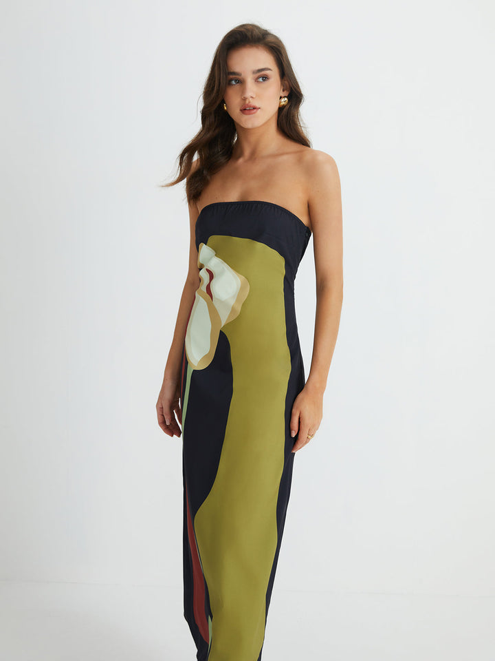 Marbella – Strapless Summer Maxi Dress