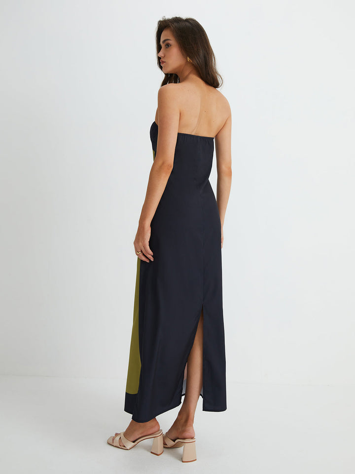 Marbella – Strapless Summer Maxi Dress