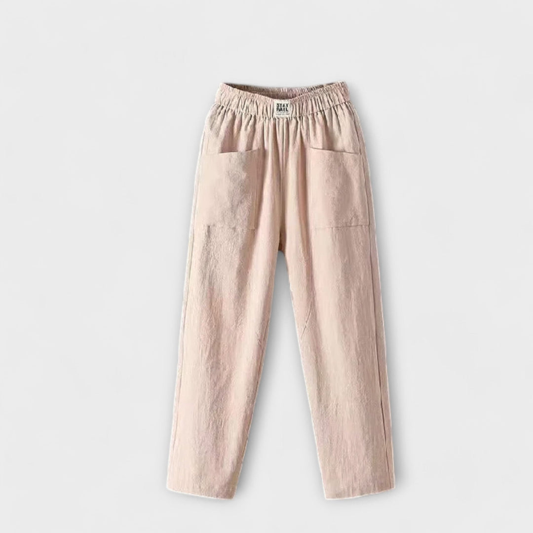 Isla – Coastal Linen Trousers