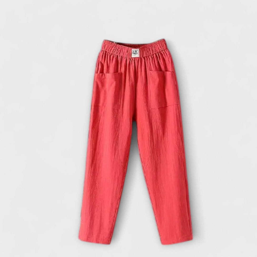 Isla – Coastal Linen Trousers