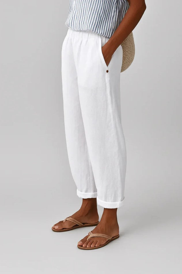 Clara – Timeless Linen-Cotton Pants
