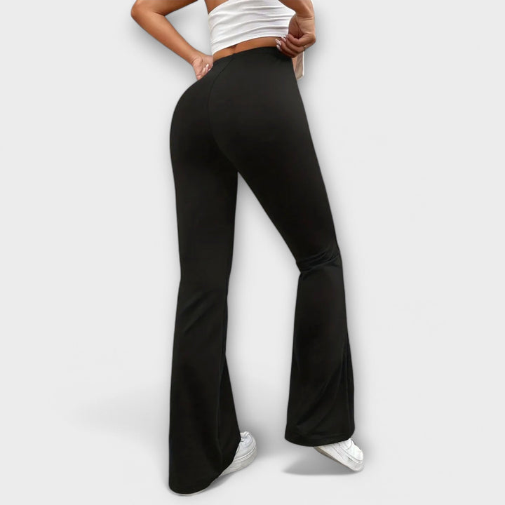 Lea – Flared Wide Leg Trousers
