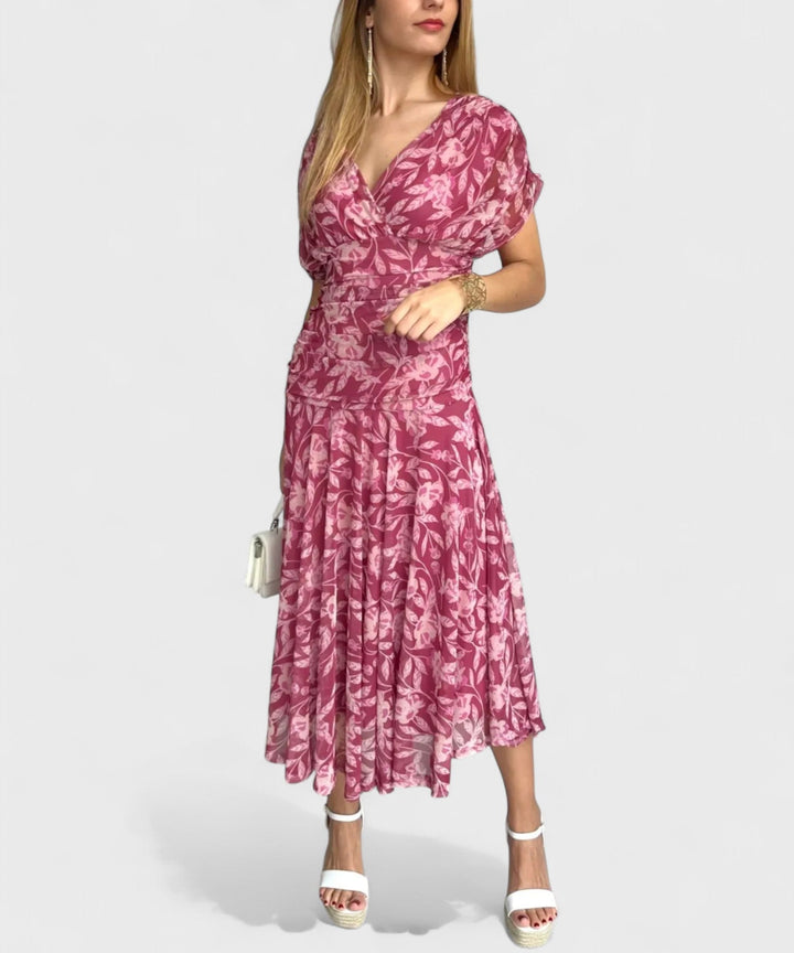Christi – Off-Shoulder Printed Dress