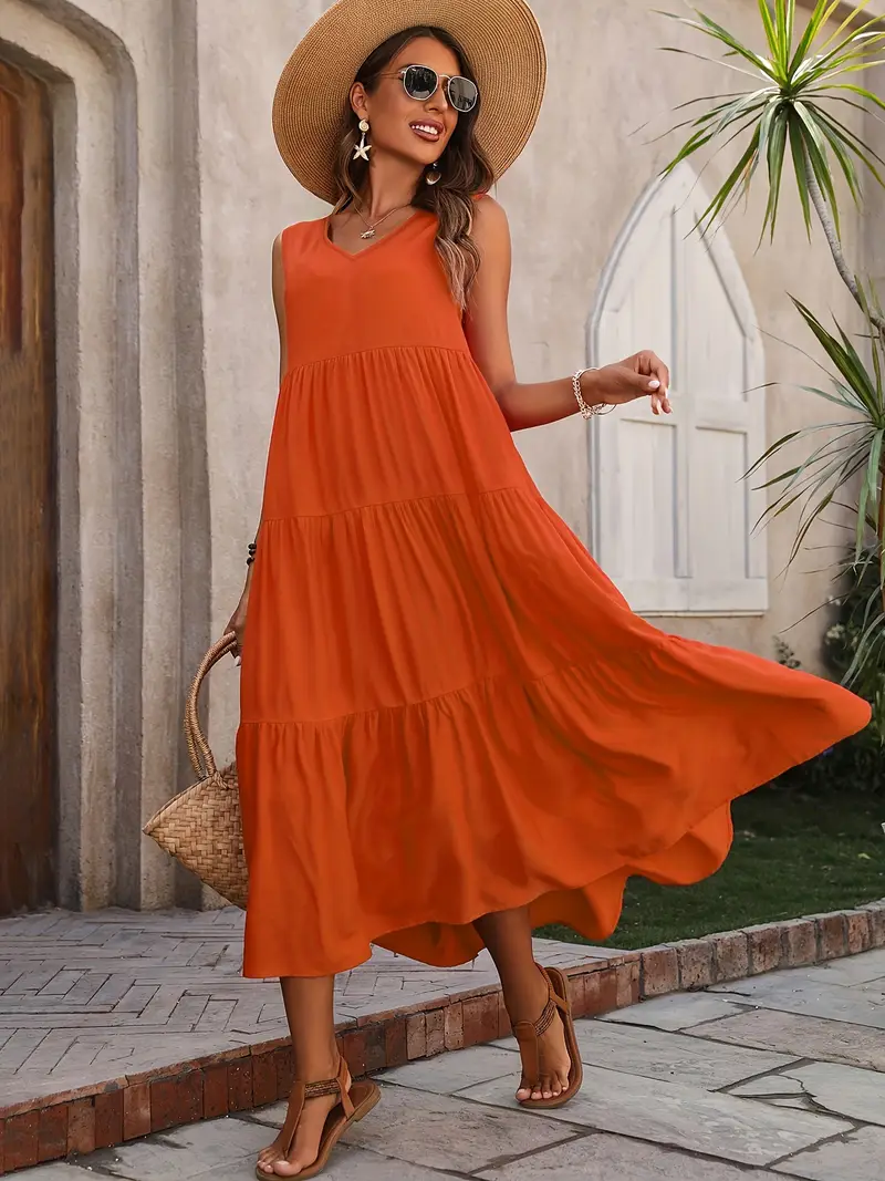 Sarah – Loose-Fit Linen Dress