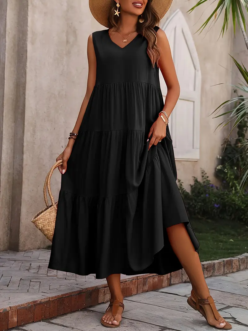 Sarah – Loose-Fit Linen Dress
