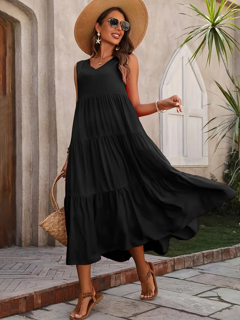 Sarah – Loose-Fit Linen Dress