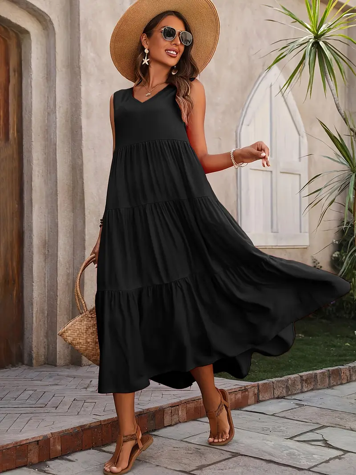Sarah – Loose-Fit Linen Dress