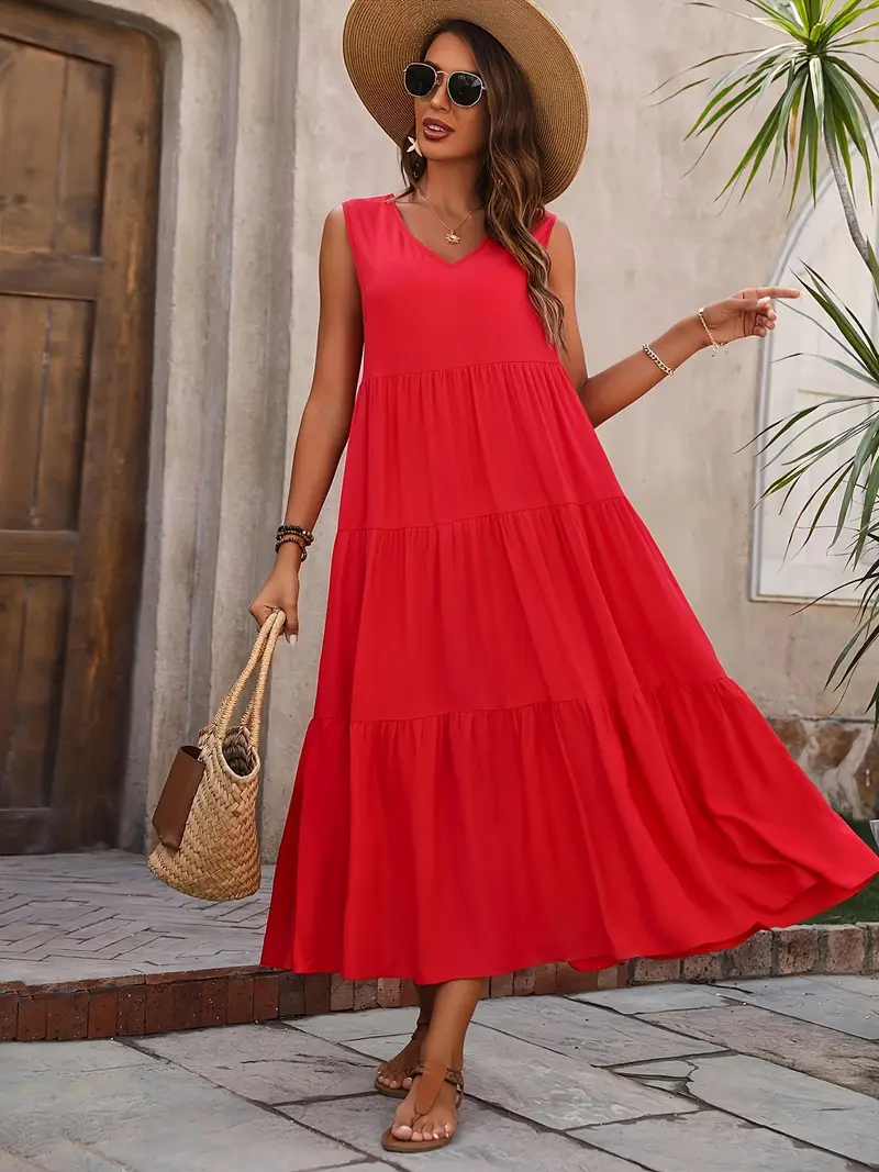Sarah – Loose-Fit Linen Dress