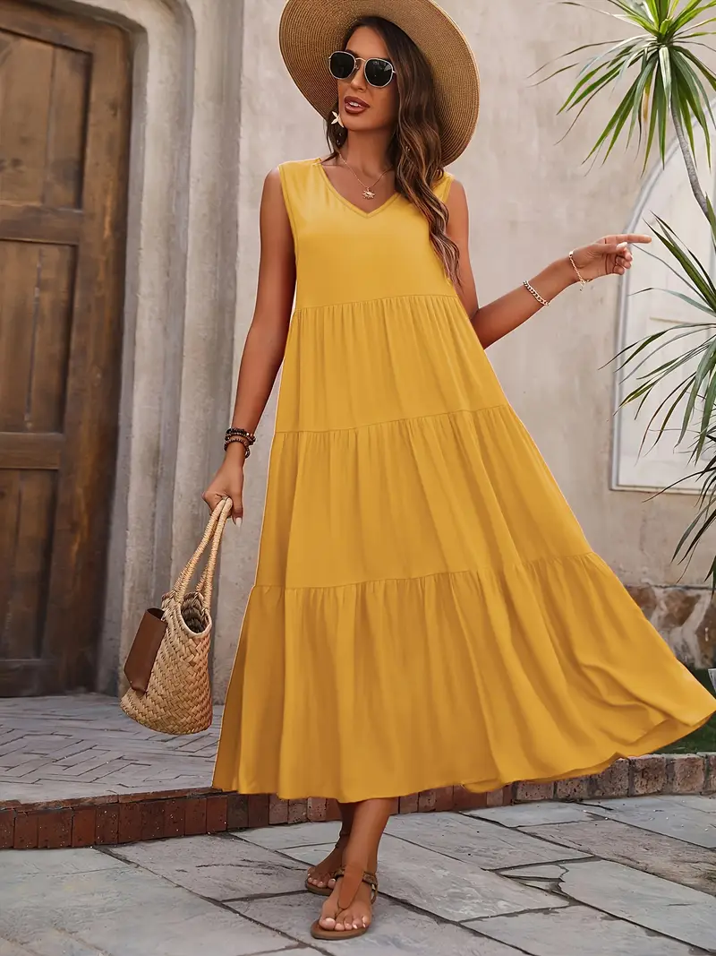 Sarah – Loose-Fit Linen Dress