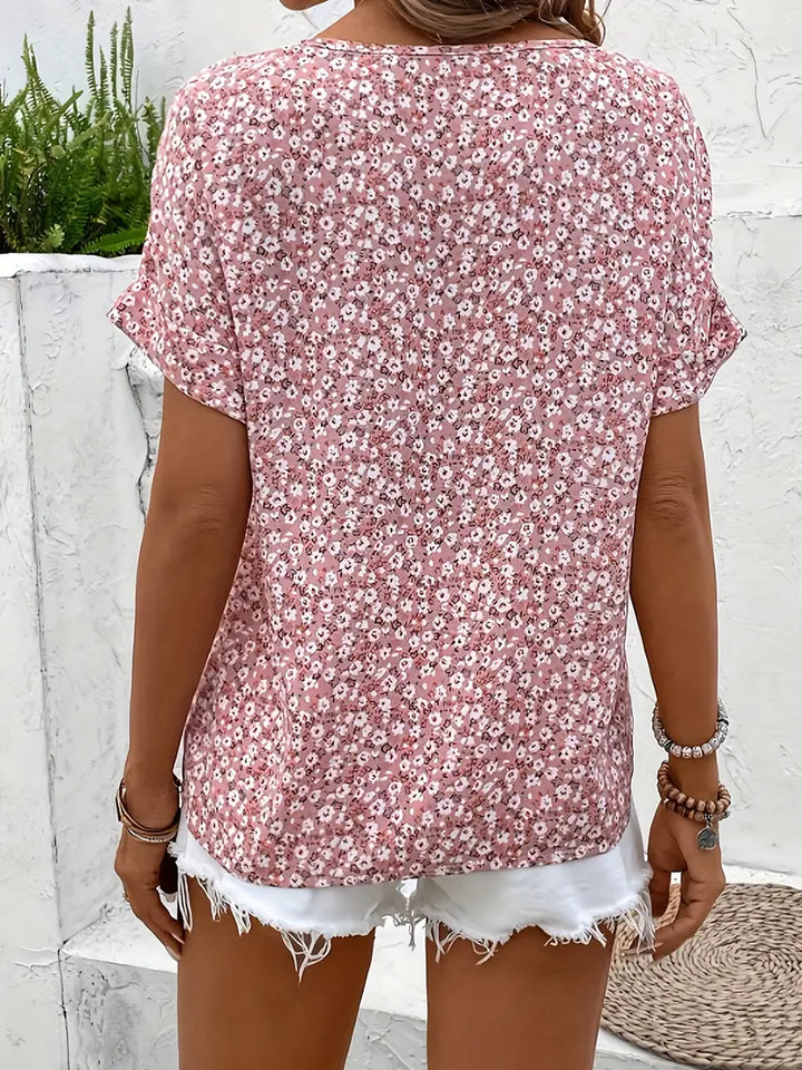 Jovie – Floral Button-Up Blouse