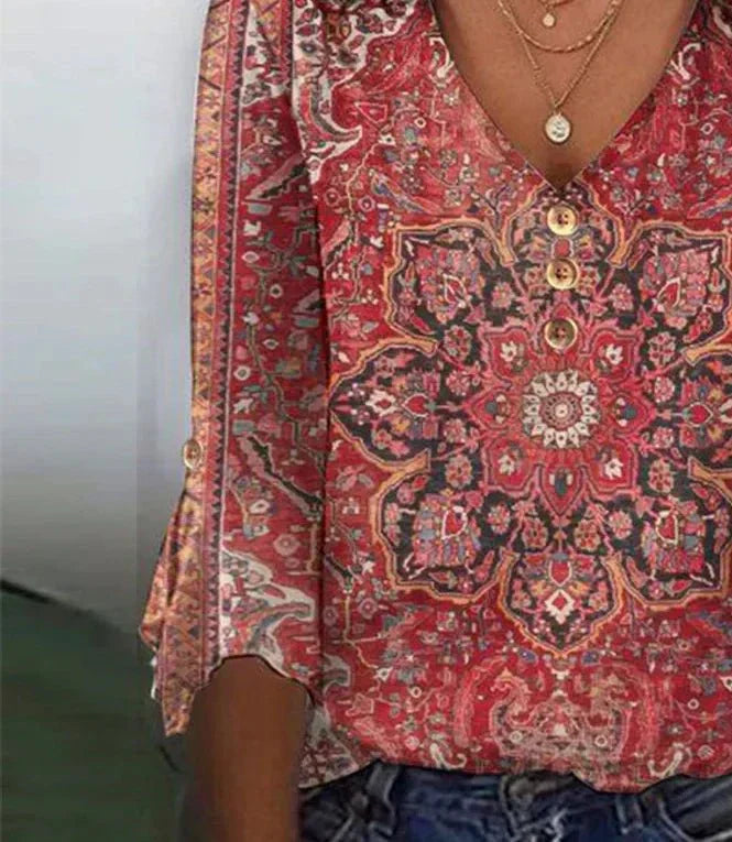 Junia – Vintage Boho Blouse