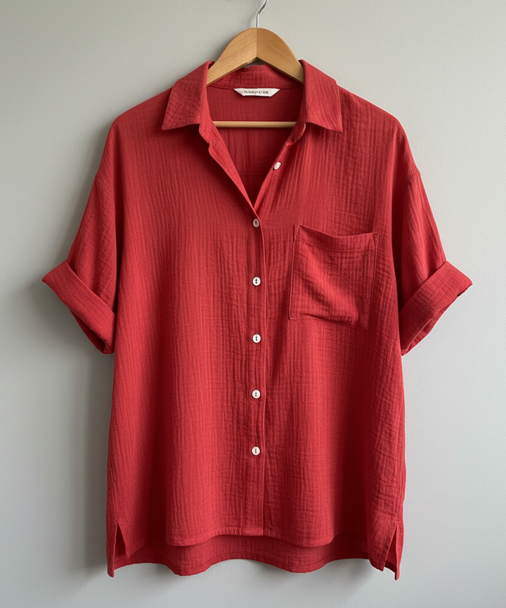 Elara – Short Sleeve Blouse